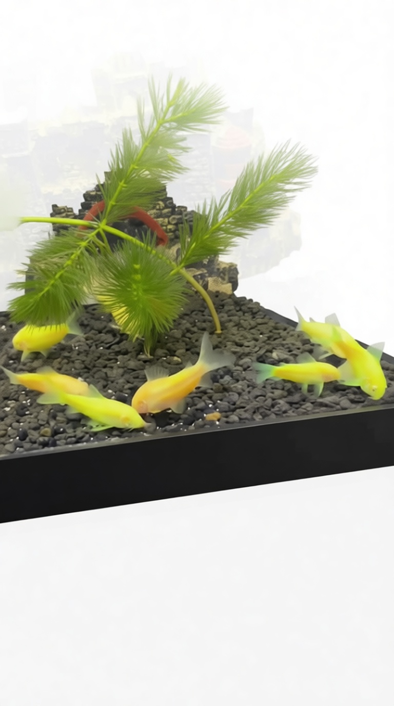 Goldfish Aquarium Scene free 3D printable STL