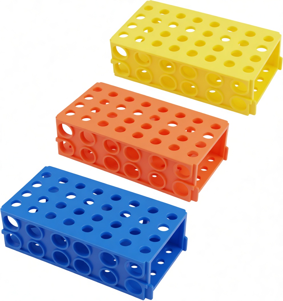 Test Tube Rack Model free 3D printable STL