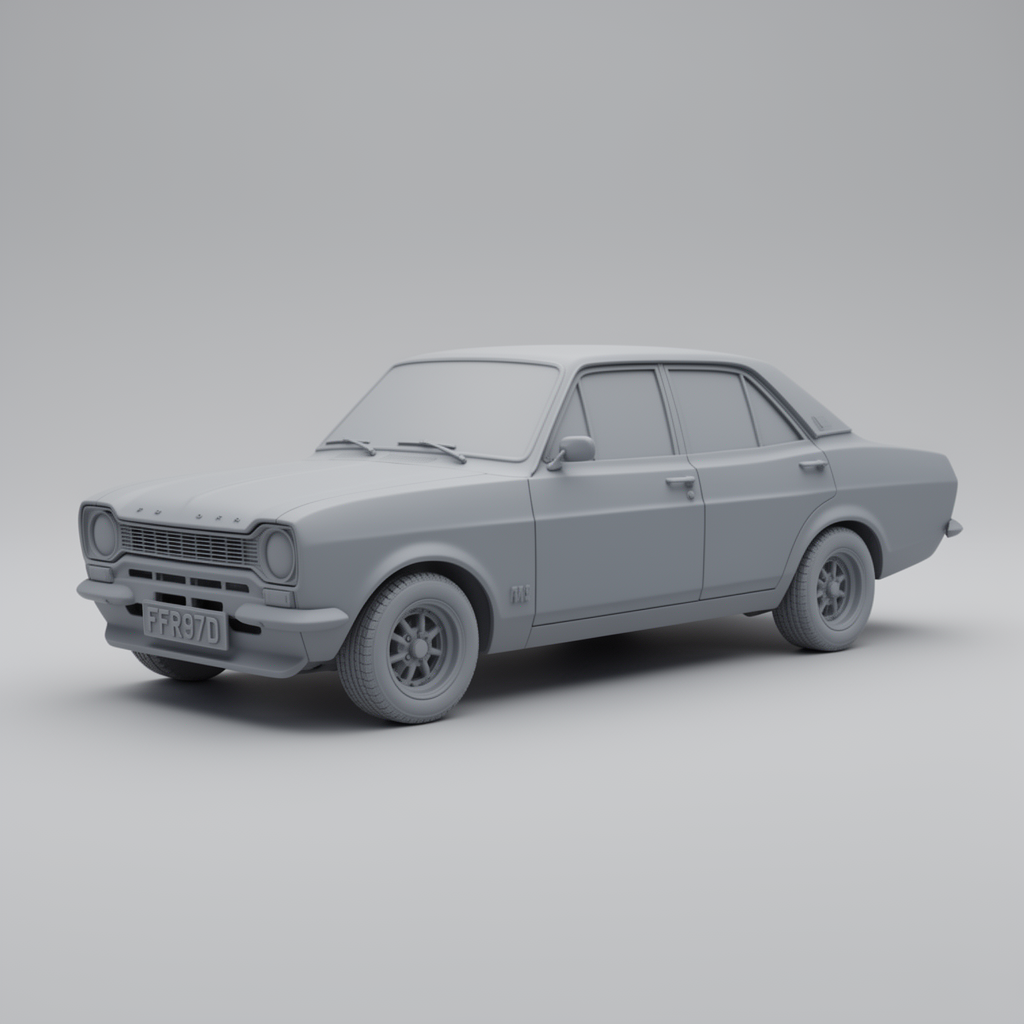 Mk1 Ford Cortina Cosworth Model free 3D printable STL