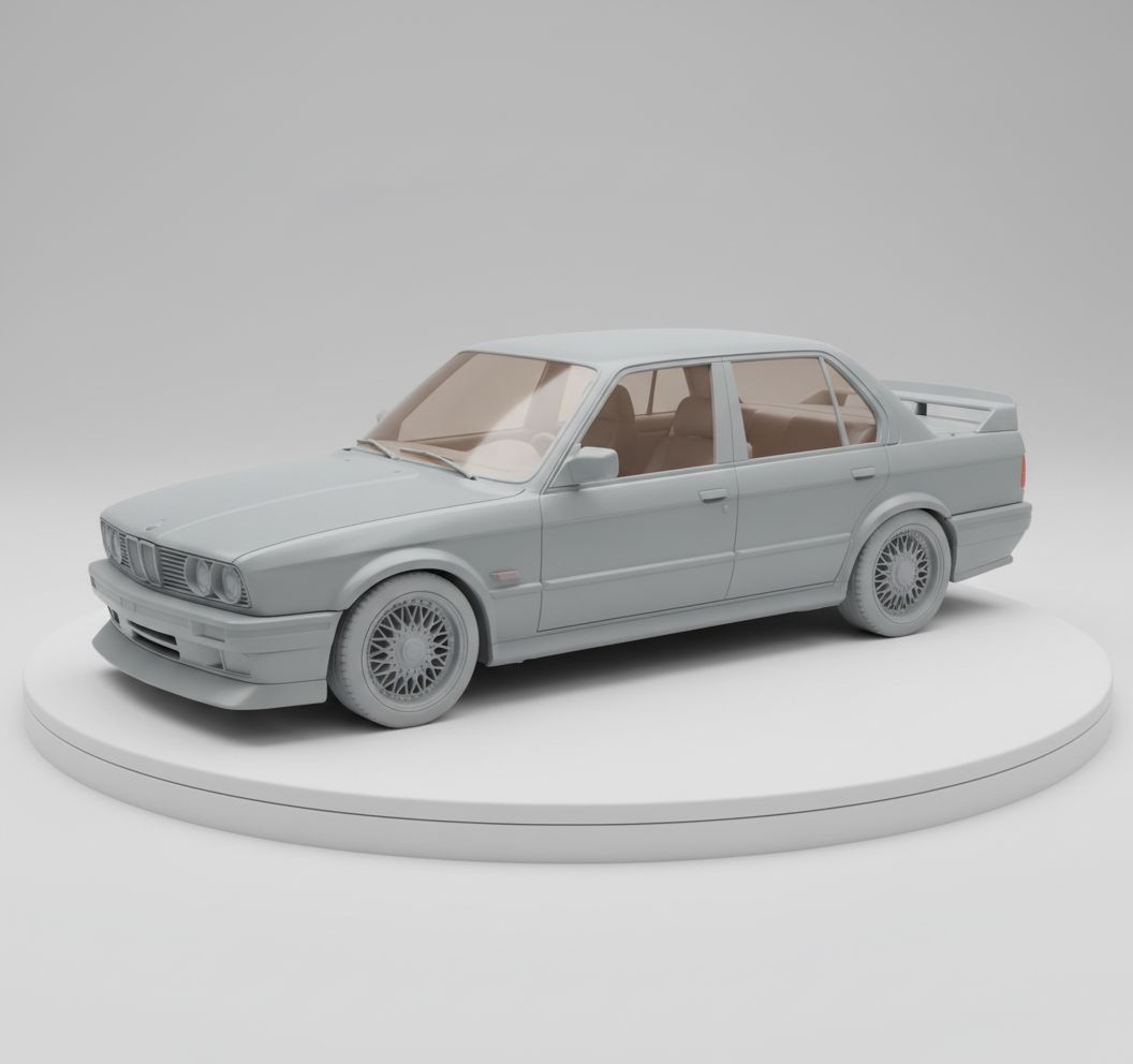 BMW E30 M3 Model free 3D printable STL