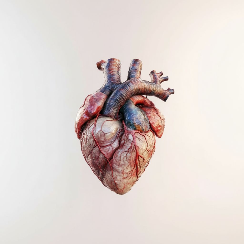 Anatomical Heart Model free 3D printable STL