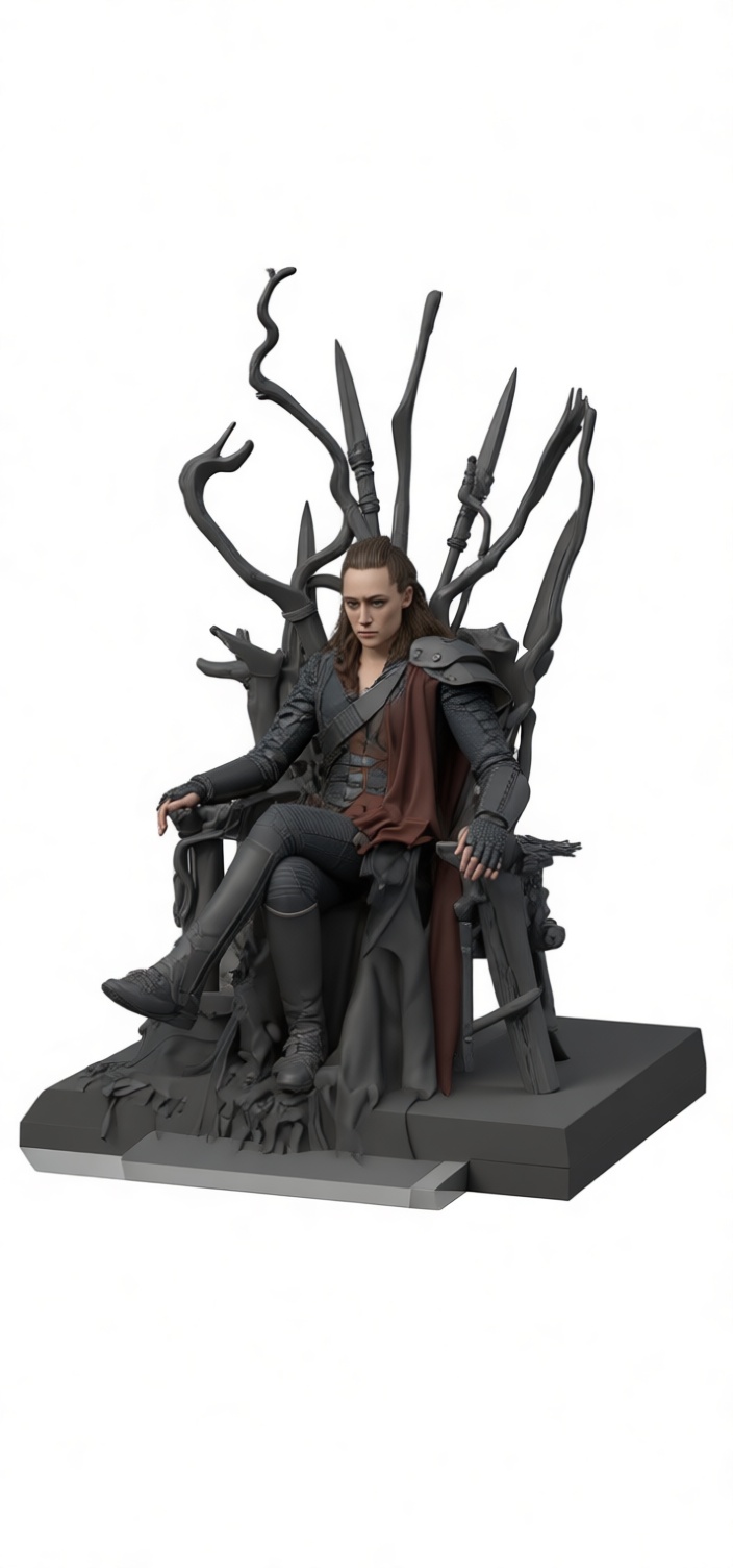 Arya Stark Figurine free 3D printable STL