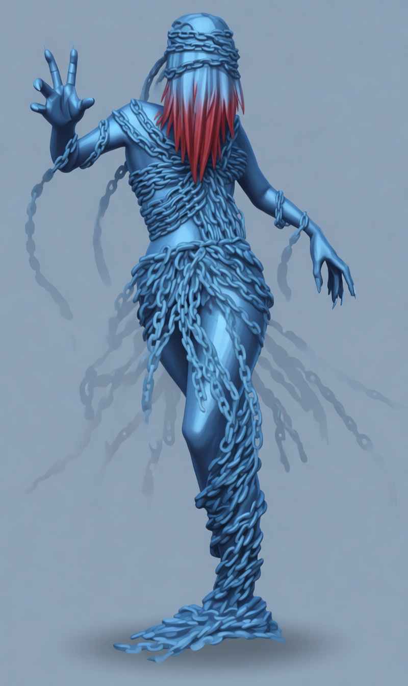 Chained Spirit Figurine free 3D printable STL