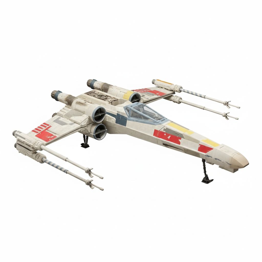 X-Wing Starfighter free 3D printable STL