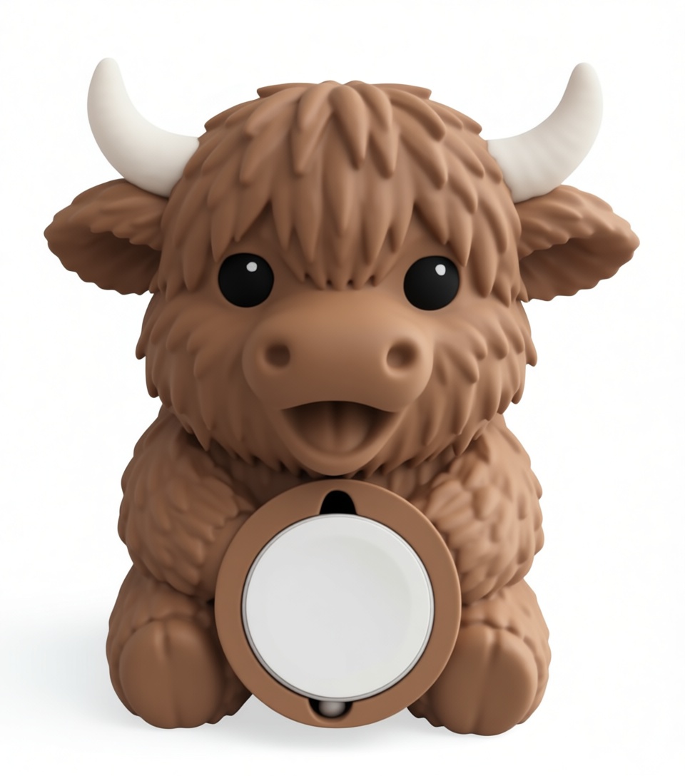 Highland Cow Figurine free 3D printable STL