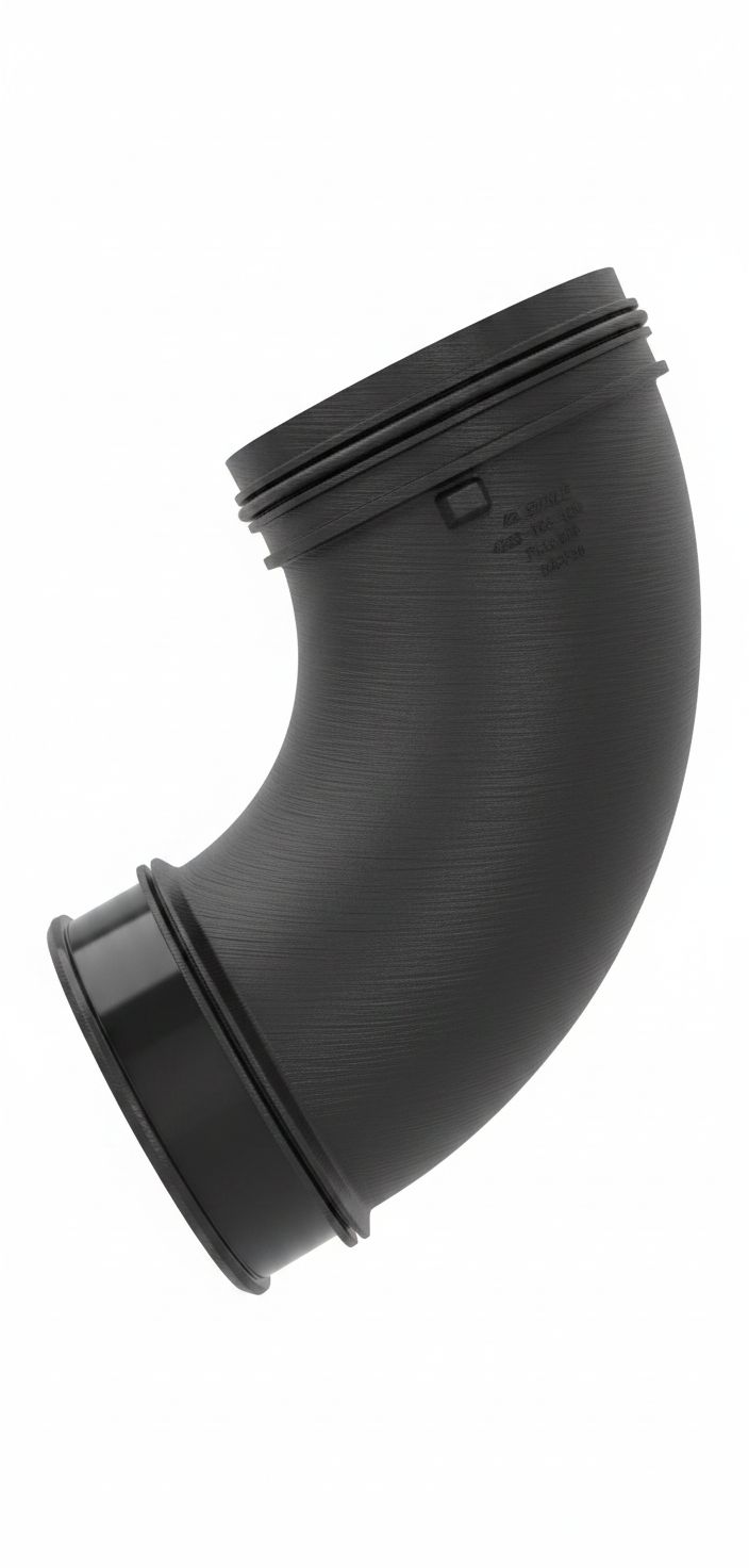 HVAC Elbow Pipe Model free 3D printable STL