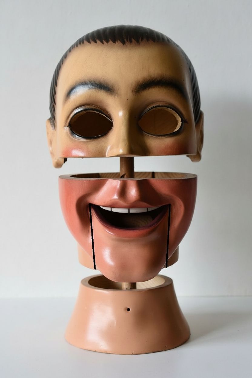 Vintage Ventriloquist Dummy Head free 3D printable STL