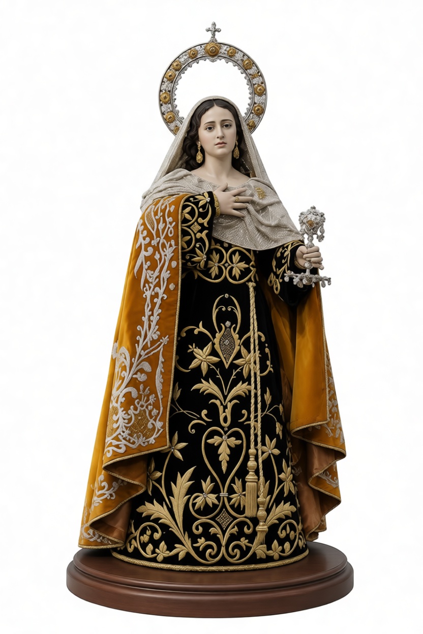 Virgin Mary Statue free 3D printable STL