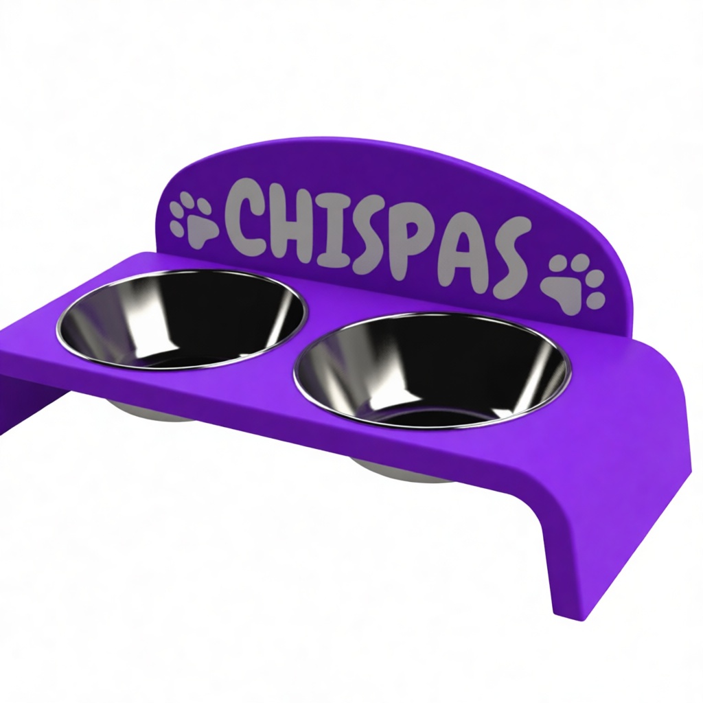 Custom Pet Bowl Stand free 3D printable STL