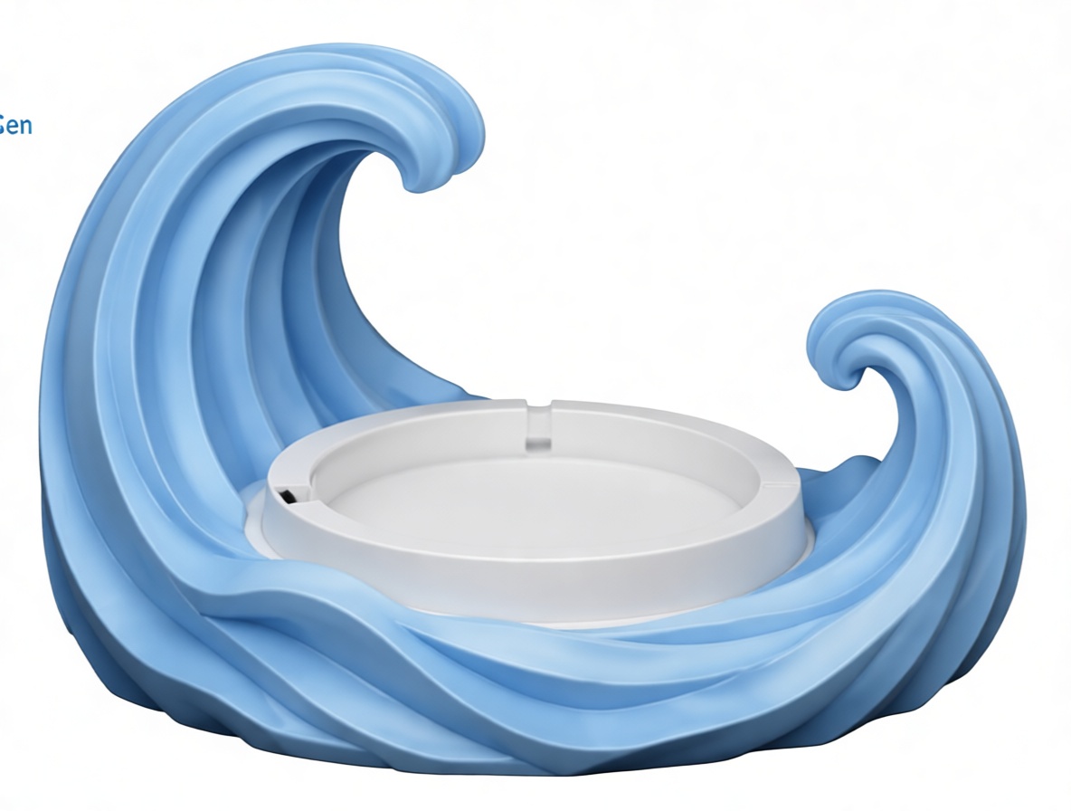 Ocean Wave Ashtray free 3D printable STL