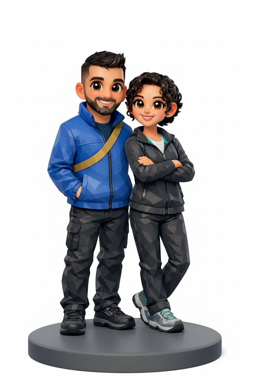 Stylized 3D Characters free 3D printable STL