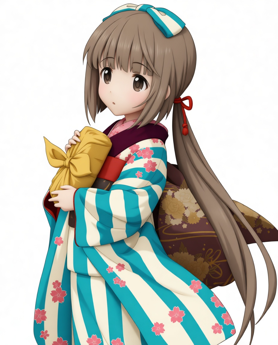 Anime Girl in Kimono Figurine free 3D printable STL
