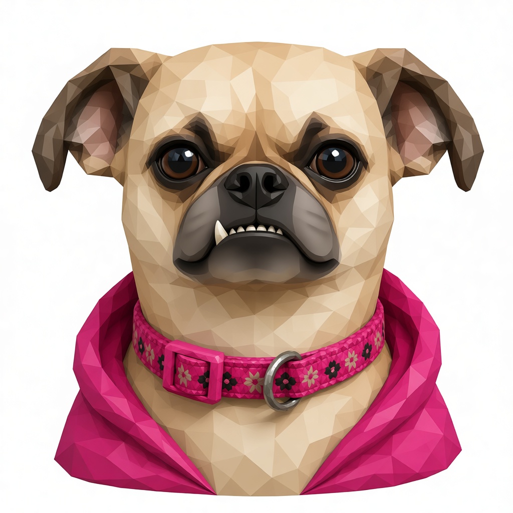 Pug Dog Bust free 3D printable STL