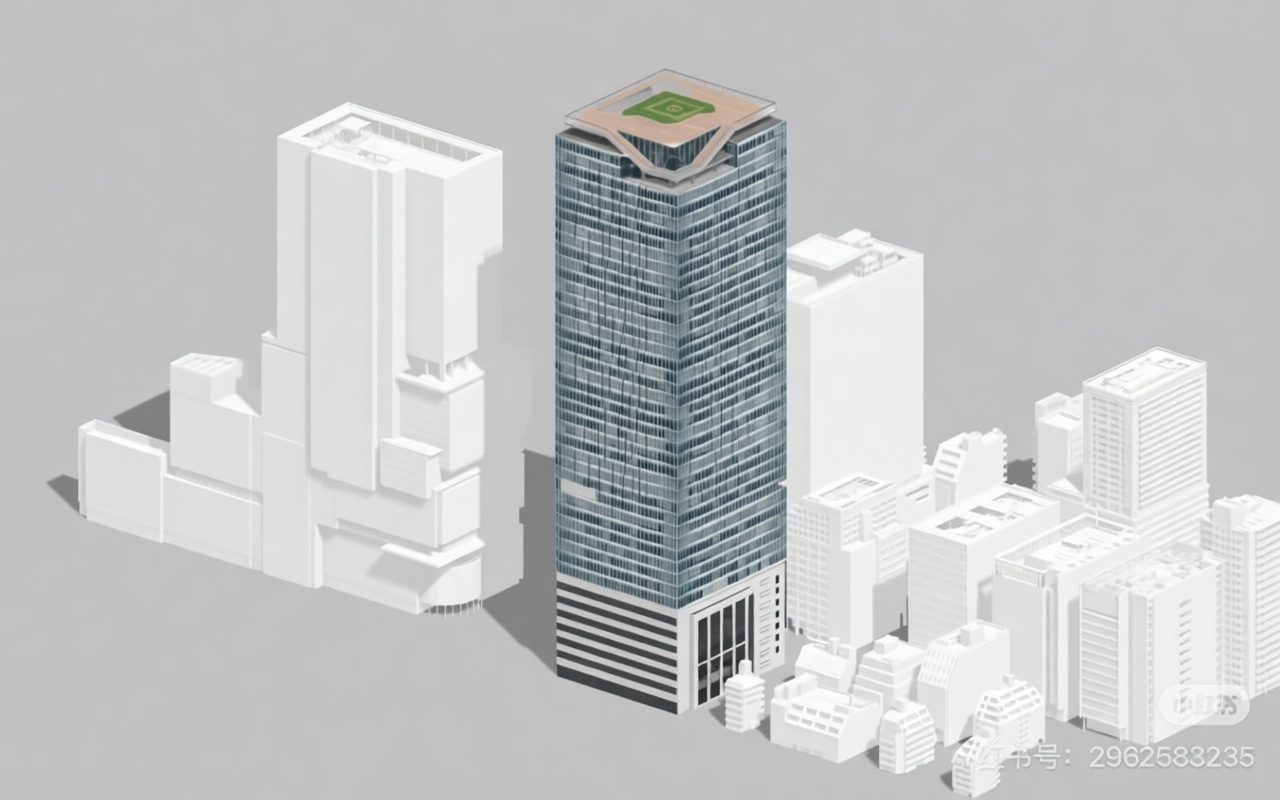 JPMorgan Chase Tower Model free 3D printable STL