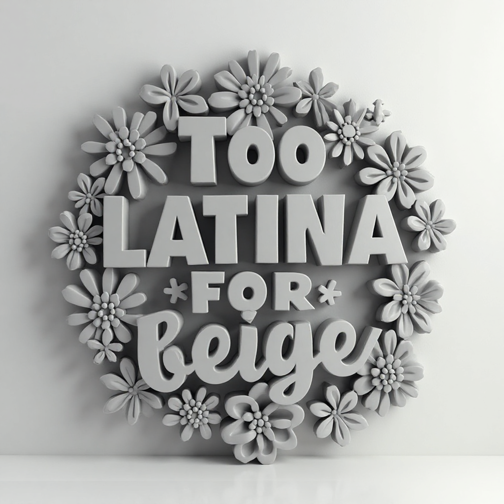 Too Latina Wall Art free 3D printable STL