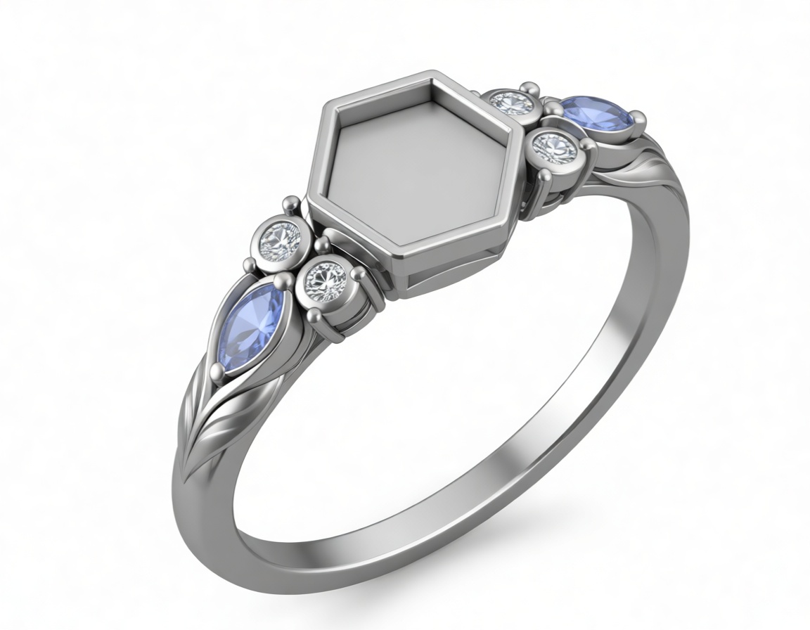 Hexagonal Ring Model free 3D printable STL