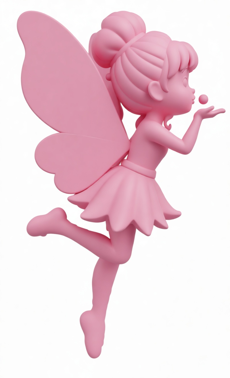 Cute Fairy Figurine free 3D printable STL