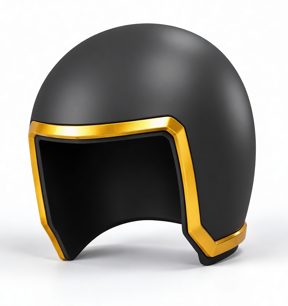 Futuristic Helmet Model free 3D printable STL