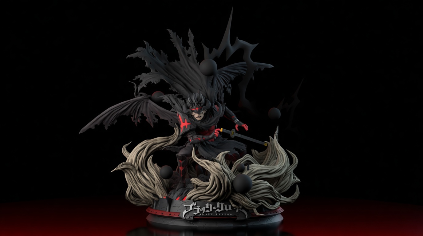 Black Zoro Statue free 3D printable STL