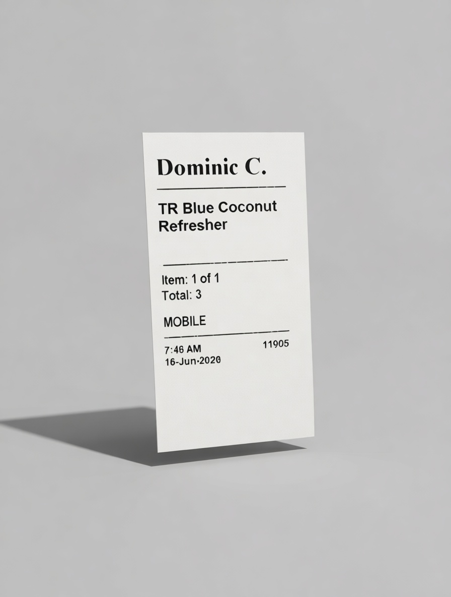 Receipt Note Model free 3D printable STL