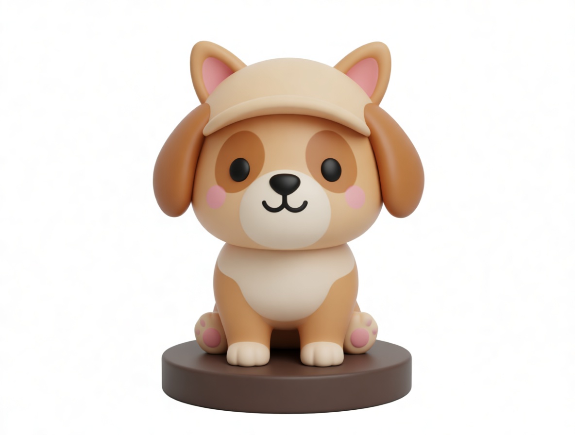 Cartoon Beagle Figurine free 3D printable STL