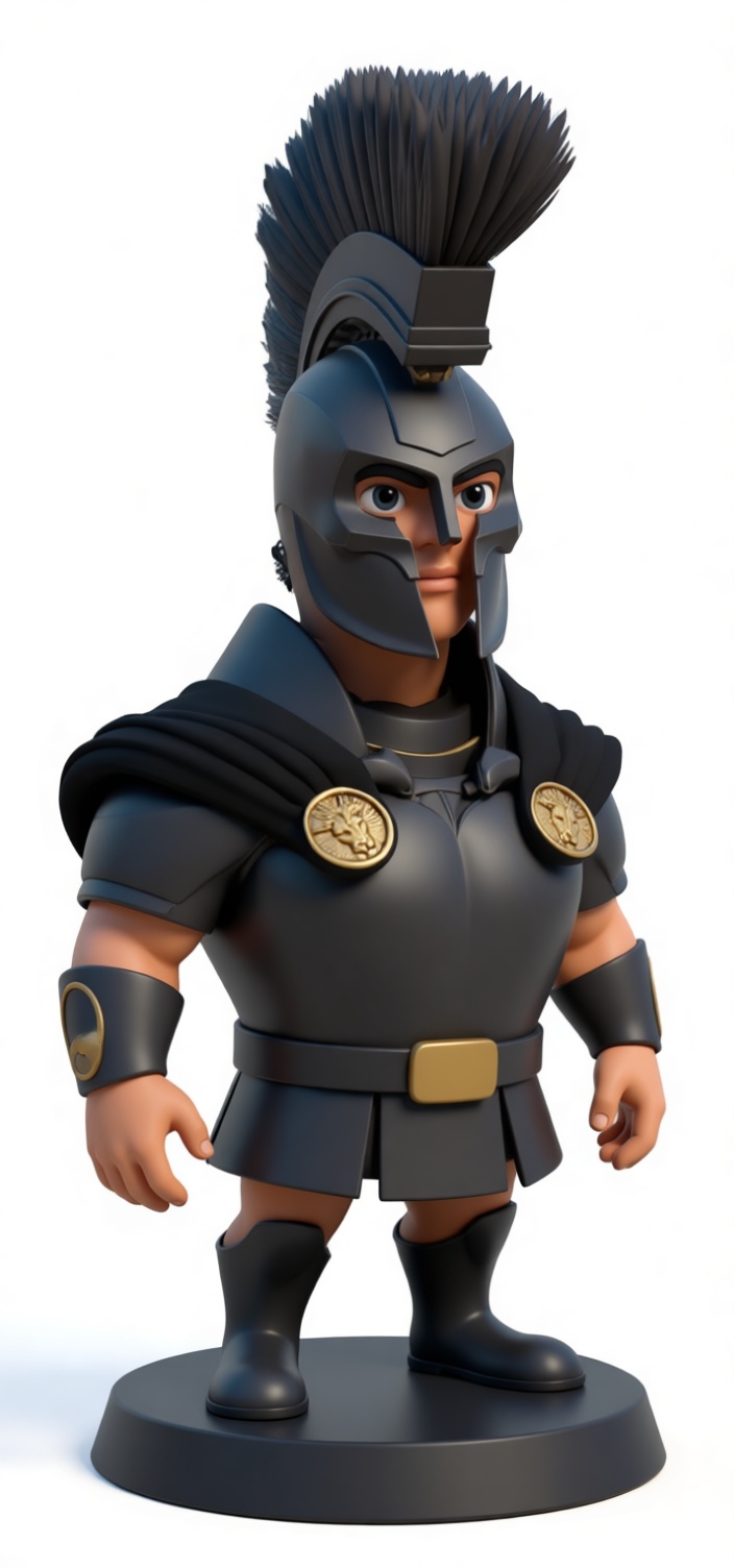 Ancient Spartan Warrior Figurine free 3D printable STL