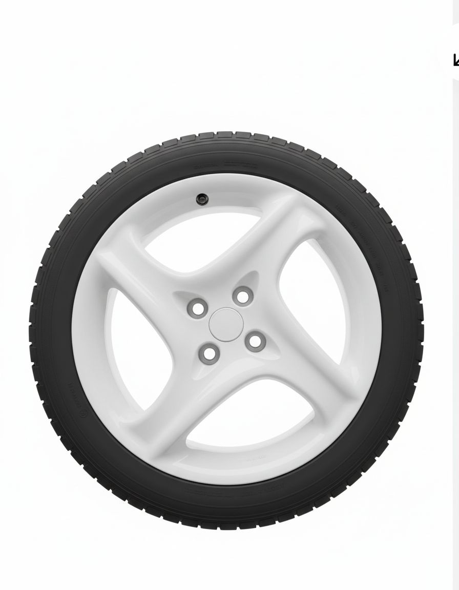 Car Tire and Rim Model free 3D printable STL