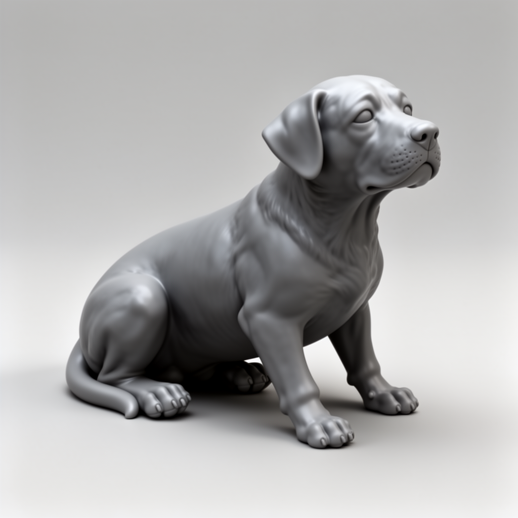 Sleeping Dog Figurine free 3D printable STL