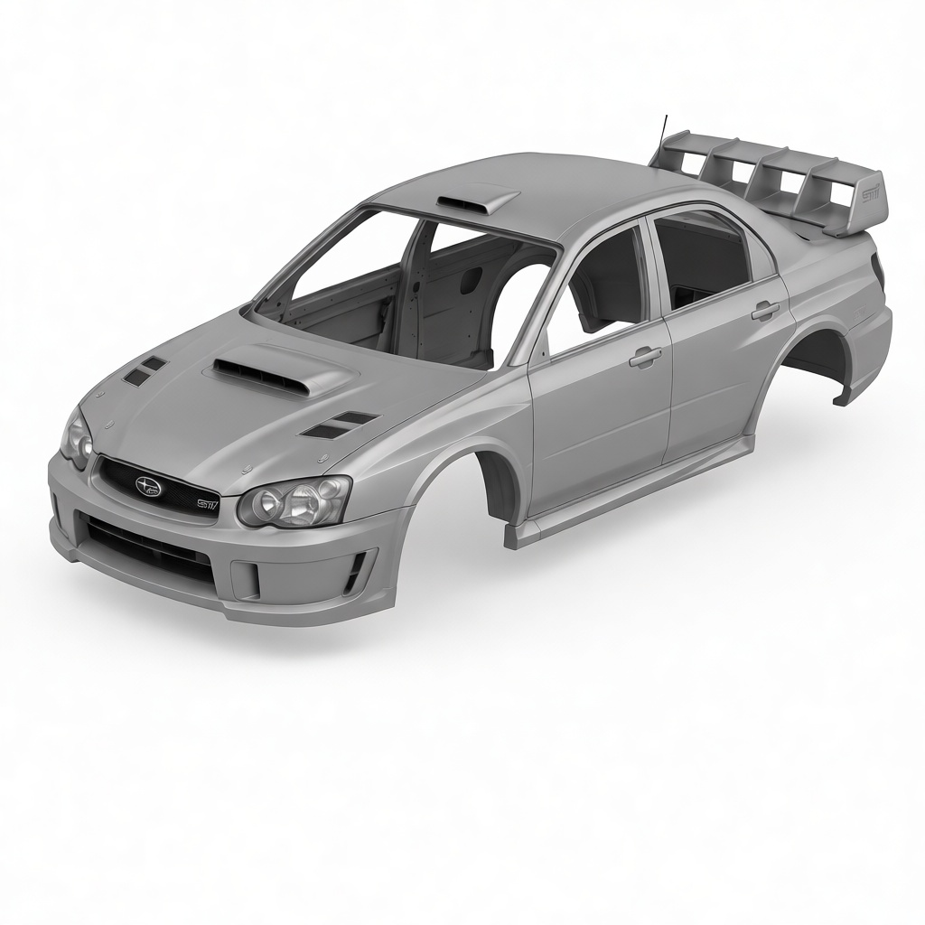 Subaru Impreza WRX STI Body free 3D printable STL