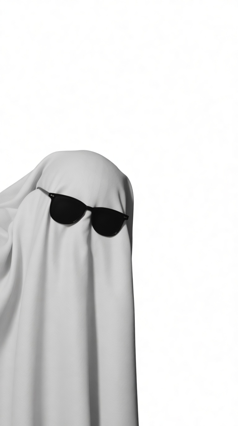 Ghost with Sunglasses Figurine free 3D printable STL