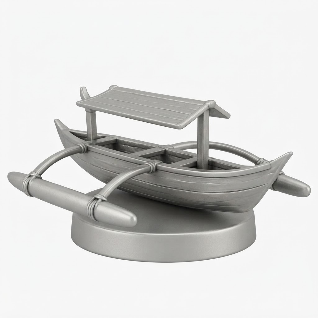Bangka Boat Miniature free 3D printable STL