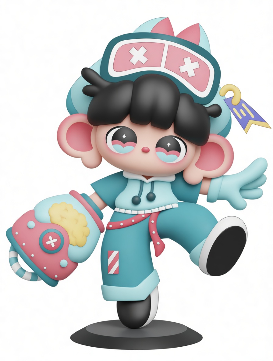 Kawaii Streetwear Figurine free 3D printable STL
