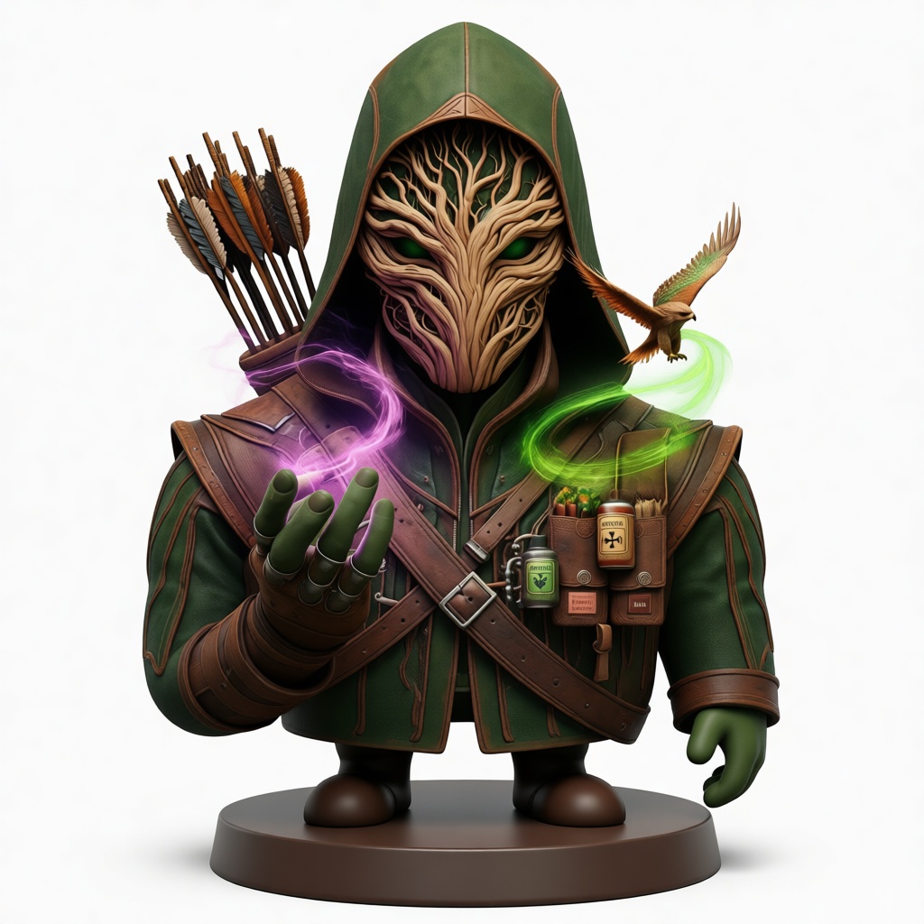Treant Ranger Figurine free 3D printable STL