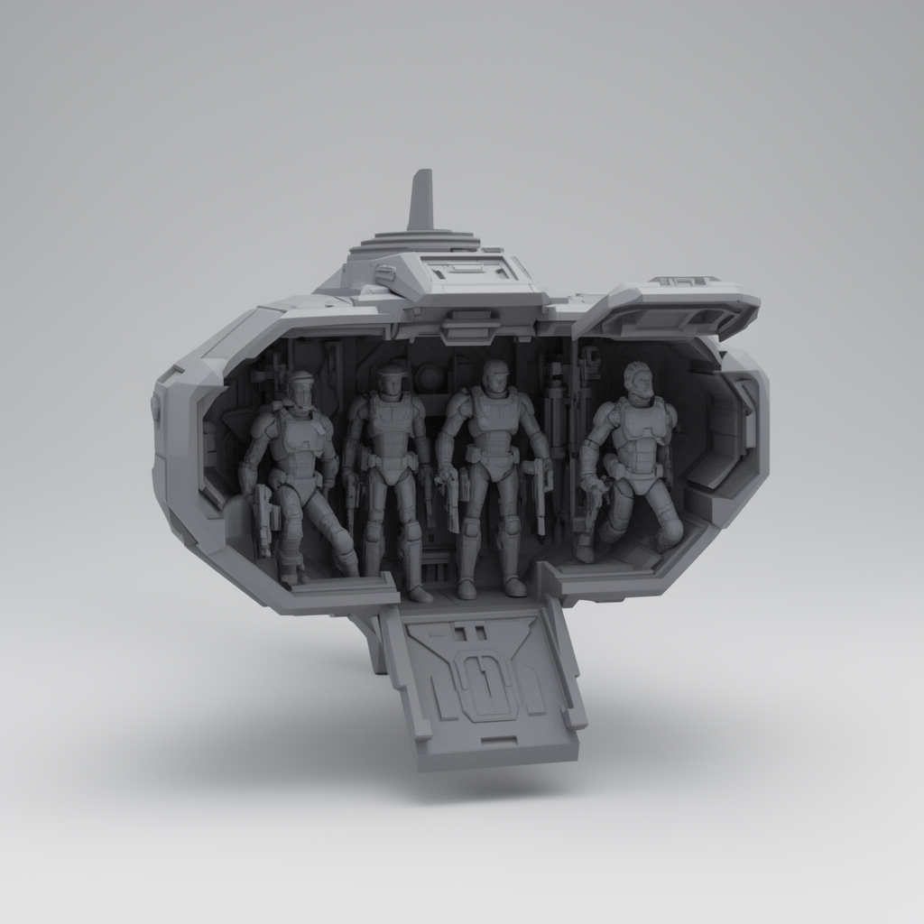 1/12 Scale Starship Model free 3D printable STL