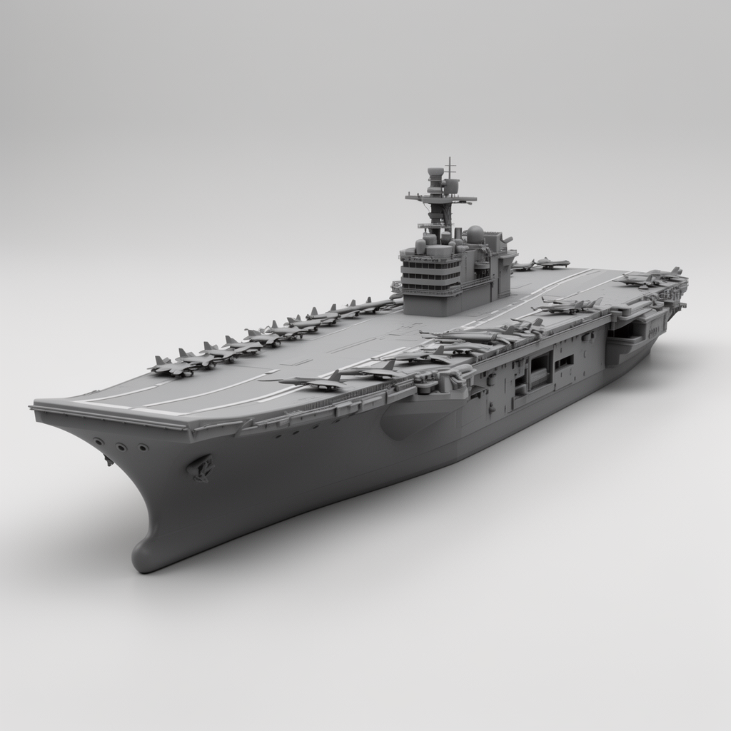 Navy Aircraft Carrier Model free 3D printable STL