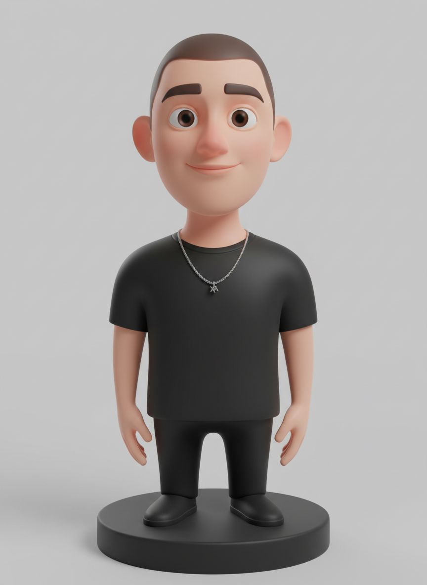Stylized Male Figurine free 3D printable STL
