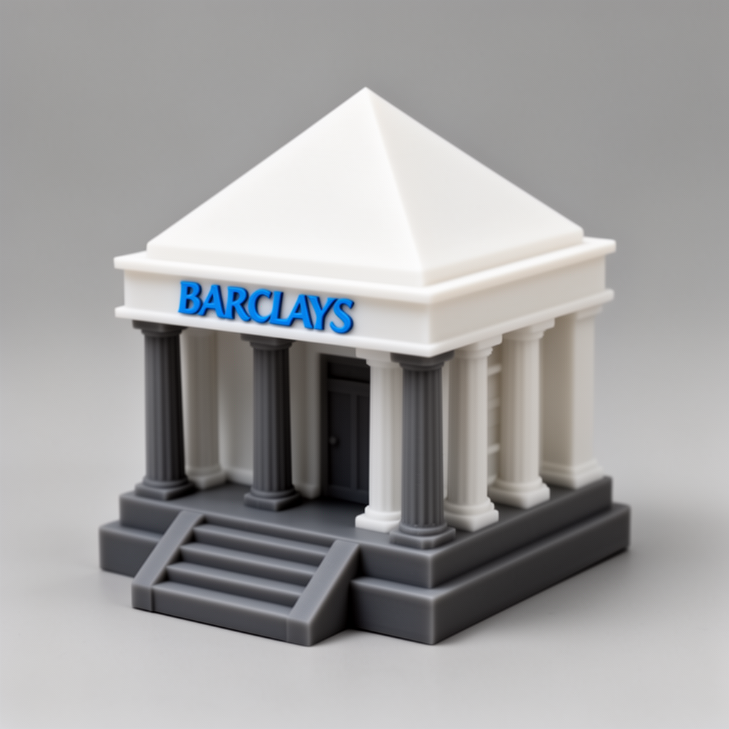 Barclays Bank Model free 3D printable STL
