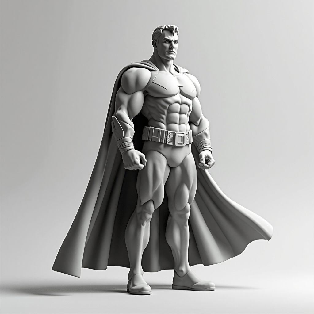 Superhero Cape Figurine free 3D printable STL