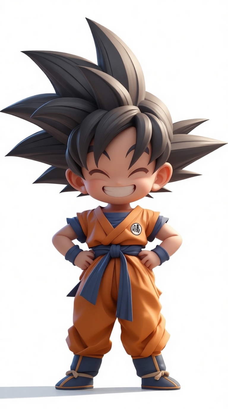 Kid Goku Figurine free 3D printable STL