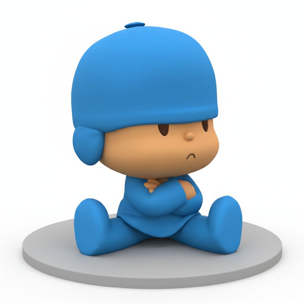 Pocoyo Character Model free 3D printable STL
