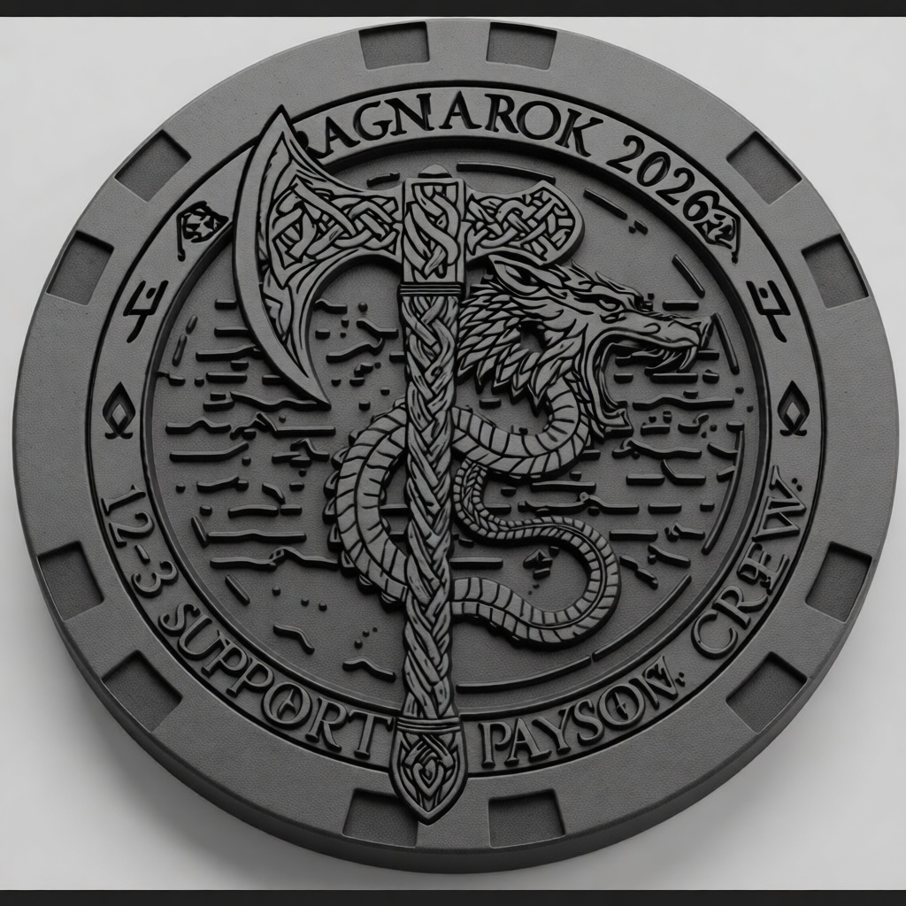 Ragnarok 2026 Coin free 3D printable STL