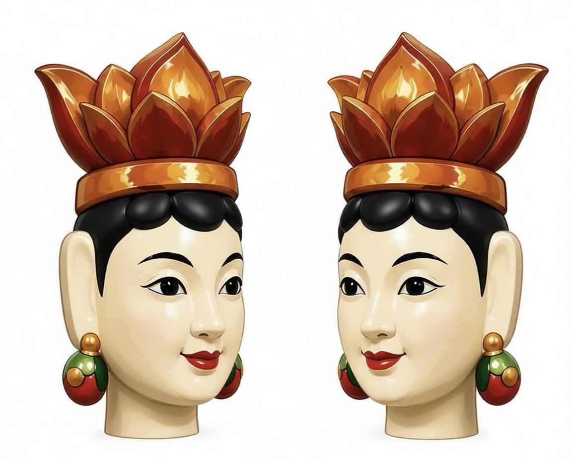 Traditional Thai Head Bust free 3D printable STL