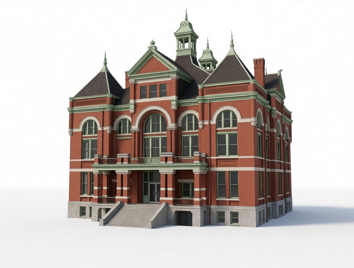 Victorian Mansion Model free 3D printable STL