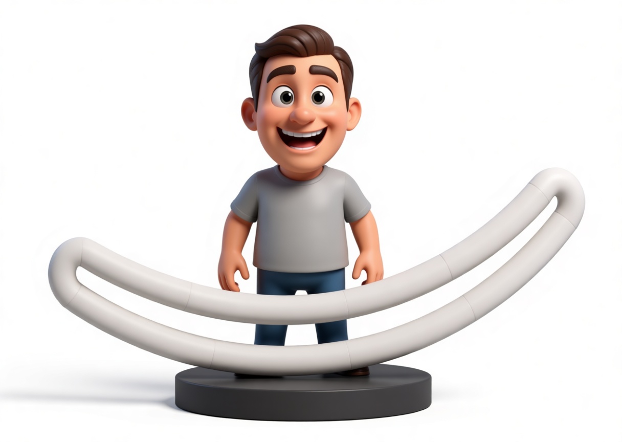 Happy Cartoon Man Figurine - Free 3D Printable STL File
