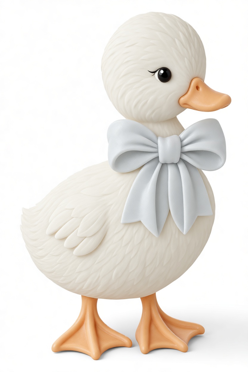 Cute Duckling Figurine free 3D printable STL