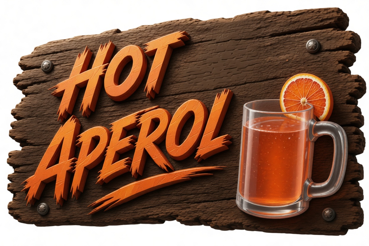 Hot Aperol Sign free 3D printable STL