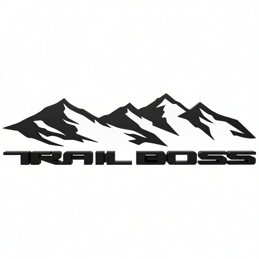 Trail Boss Logo Sculpture free 3D printable STL