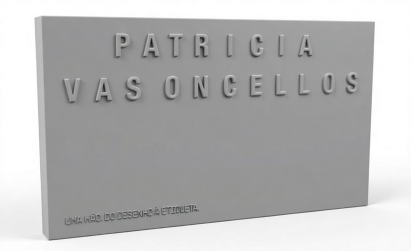 Patricia Vas Oncellos Nameplate free 3D printable STL