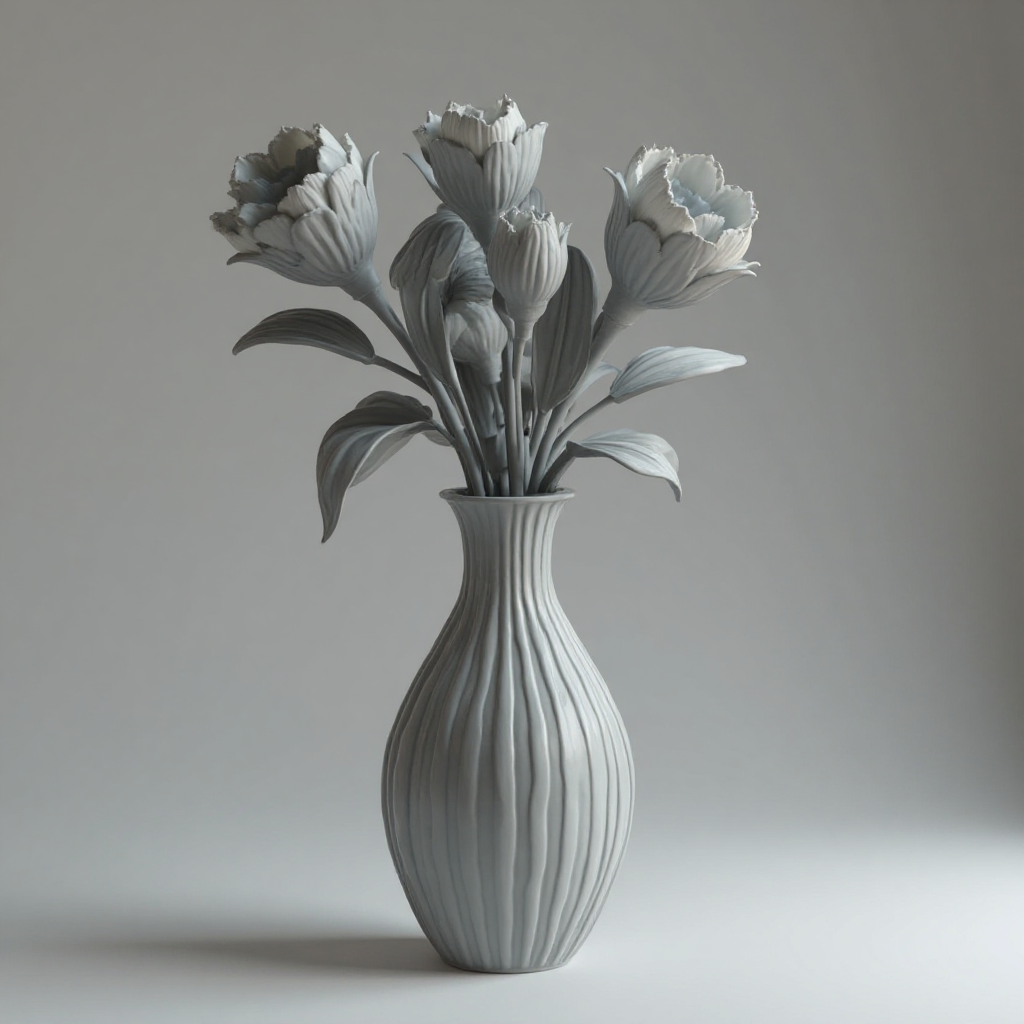 Line Pattern Vase free 3D printable STL