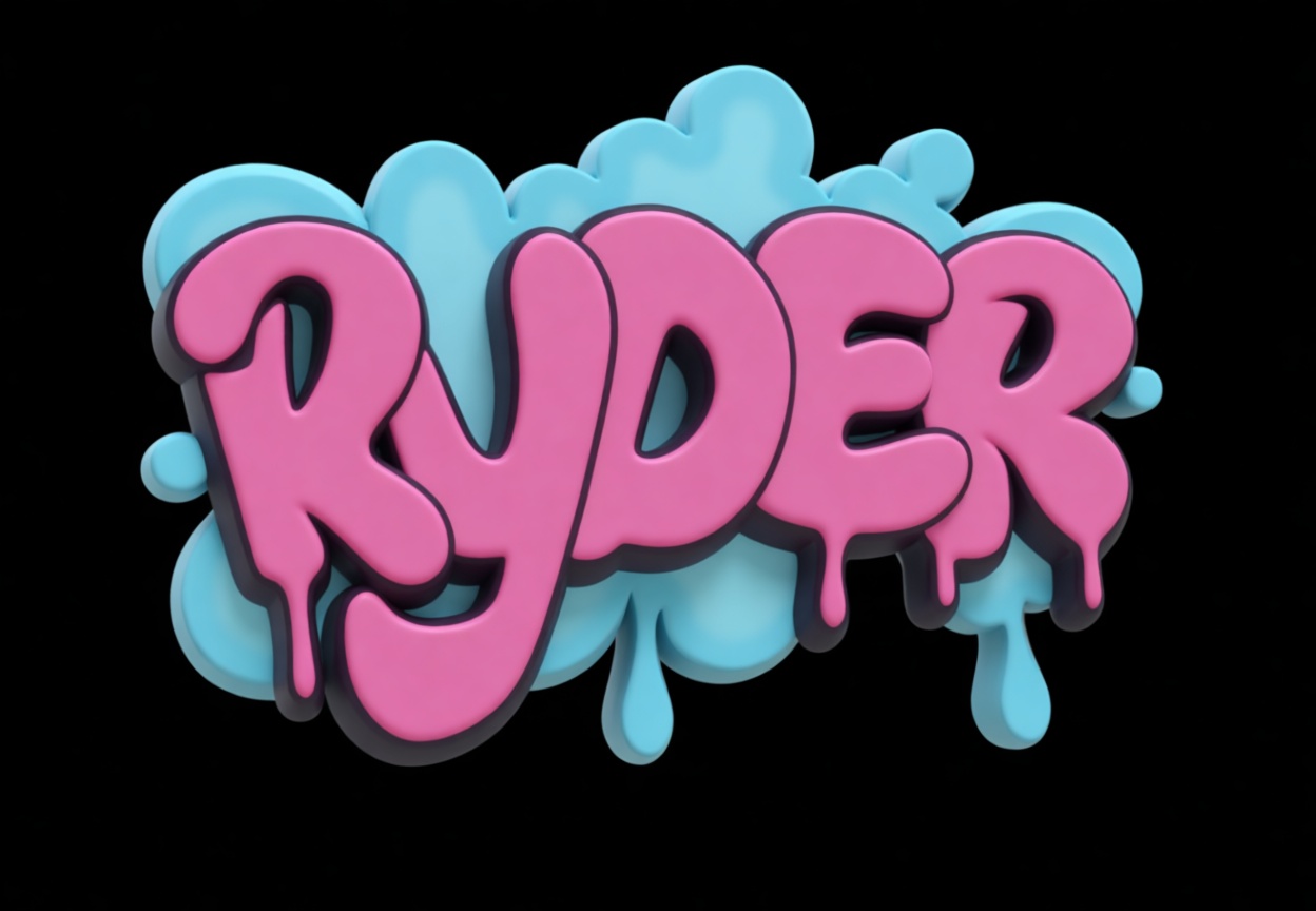 Ryder Graffiti Sign free 3D printable STL